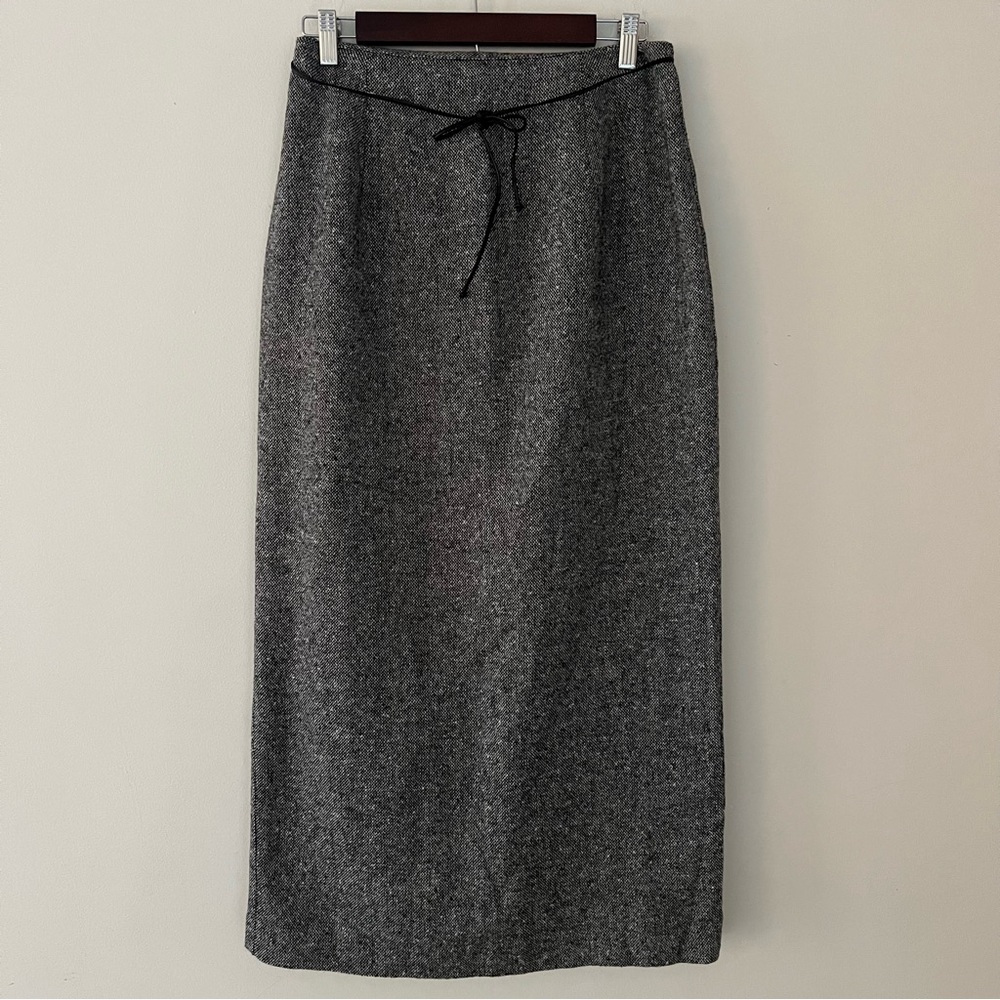 Women’s Michele Gray Tweed Pencil Skirt Size 10